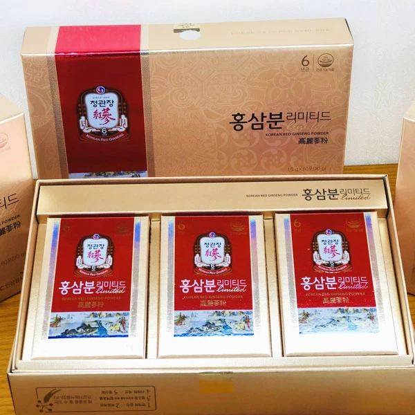 Bột hồng sâm chính phủ dạng gói